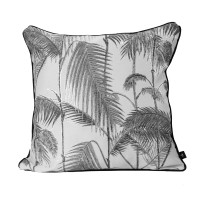 Poszewka BOLD CHIC 45x45 srebrno czarny